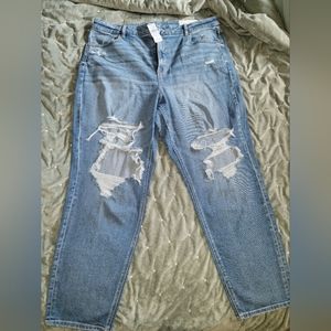 American Eagle ripped Curvy mom Jean - Size 20 Long